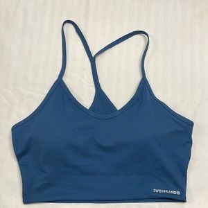 NWT SwissBrand longline padded sports bra